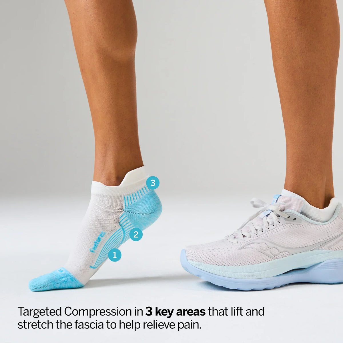 Plantar Fasciitis Relief Sock Light Cushion Tab 6 Pack